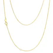 9ct Yellow Gold Box 45cm Chain with Extender