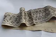 Wax Elaphe Carinata Snake Skin Leather Snakeskin Craft Supply Unbleached Natural