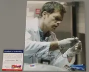 DEXTER MICHAEL C HALL Hand Signed 8"x10" Photo 2 + PSA DNA