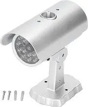 Security Fake 19×13×8 Simulation Camera Dummy Security Camera Monitor Fake Surveillance System with Flashing Light