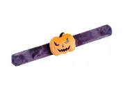 Slap Bracelet Cute 3D Doll DEcor Funny Flexible Foldable Holiday Gifts Adjustable Halloween Ghost Festival Pumpkin Spider Snap Band Party Supplies-B