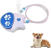 Outdoor Dog Drinking Water Fountain, Step On Dog Fountain, Dog Water Drinking Sprinkler, Easy Activated Drinking, includes Connector Hose, for Dogs Cooling Hydration