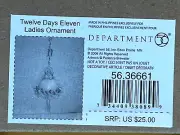 VINTAGE Dept 56~2006 Patience Brewster 12-DAYS 11-LADIES ORNAMENT KRINKLES(NIB)