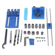 Doweling Jig Kit Self Cente Drill Guides Woodworking Punch Positioner Tools