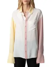 Zadig & Voltaire Tyrone CDC Color Silk Shirt