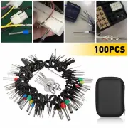 100Pc Pin Ejector Wire Removal Tool Extractor Auto Terminal Connector Puller Kit