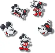 [Crocs] Jibbitz Mickey and Minnie 5 Pack Multi