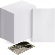 200 Pcs White Foam Printing Plates Foam Sheets Crafts Color Craft Board for P...