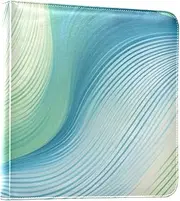 Turquoise Flowing Waves Photo Album Binder Picture Book For Photos Self Adhesive Photo Album Book Photo Albums For 4 x 6