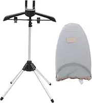 Zerodeko Foldable Clothes Drying Rack Portable Laundry Drying Rack Metal Clothes Hanger Stand Rotatable Detachable