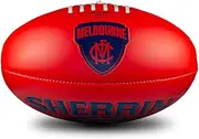Sherrin Melbourne Demons AFL Super Soft Touch Football, Red, Size 3