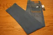 NWT MEN'S BUFFALO DAVID BITTON JEANS Size 38 x 32 Evan-X Slim Straight Stretch