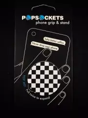 Popsockets Checkerboard Black & White Phone Grip PopSocket Pop Socket PopGrip