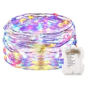 LED String Lights Copper Wire Lights Indoor and Outdoor Fairy Lights for Christmas Bedroom Parties -Multicolor