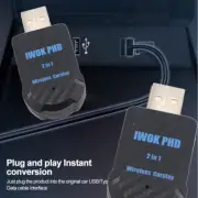 2 in 1 Wireless Carplay Bluetooth Plug and Play Type-C/USB For Apple iOS Android
