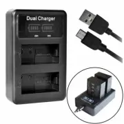 DMW-BLC12 Battery charger for Panasonic Lumix DMC-G5 G6 G7 GH2 GX8 BP-DC12E