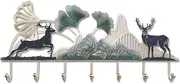 Coat Rack Wall Mount Bedroom Coat Hooks Wall Clothes Hooks Entryway Wall Hanging Coat Rack Light Luxury Creative Metal Hangers Wall Coat Hooks