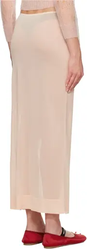 translucent skirt UK6 pink