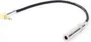 ROBAUN 3.5mm 1/8inch to 6.35 mm 1/4inch TRS Jack Cable 3.5 Male Jack Stereo to 6.35 Female Stereo Extension Cable Audio Line Adapter(Black-SL,15M)