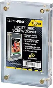 Ultra Pro Lucite Brik UV Screwdown 130PT Card Holder