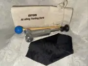 Qiyun Tuning Fork 528 Hz Weighted (removable) Healing Mallet Canvas Bag cloth