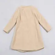 [Generic] Baby Rose Outfit Autumn Winter Girls Kids Baby Outwear Cloak Button Jacket Warm Coat Clothes Clothes for Young Teens