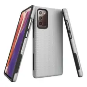 For Samsung Galaxy Note 20 Armour Case Tough Protective Cover Silver