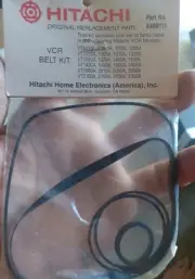 PRB X480111 Vcr Belt Kit Fits Hitachi VT-1400A,VT-1300A,VT-1350A,VT-1430A