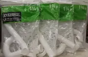 Everbilt P-Trap Leak Tight Washers Pipe Drain Plastic White 101101B (4 Packs)