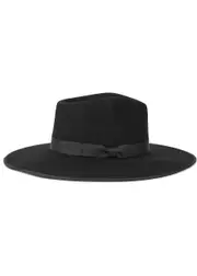 Lack OF Color Noir Rancher Black Wool-felt Fedora 57cm