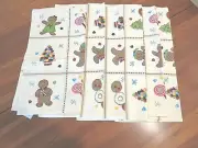 St.Nicholas Square set of 6 Napkins 100% cotton