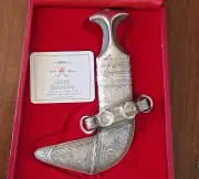 Silver Khanjar Oman Dagger Royal Omani Gift