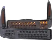 AnzoUSA 511072 Smoke LED Bumper Light - (Sold in Pairs)