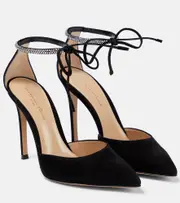 [Gianvito Rossi] Gianvito Rossi Montecarlo D'Orsay 105 suede pumps AU 5 black