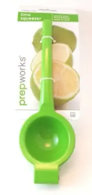 Prepworks Progressive Green Enameled Metal Lemon and Lime Squeezer Juicer