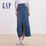 【GAP】女裝 純棉牛仔褲裙-中度水洗(640169)