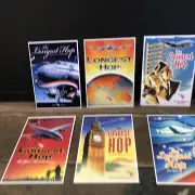 QANTAS The Longest Hop Set Of Six Anniversary 60th Postcards 2007