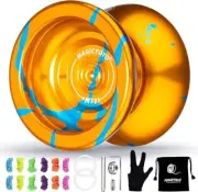 MAGICYOYO N11 Alloy Aluminum Professional Yoyo Unresponsive YoYo Ball (Golde) AU