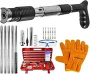 [BAUSATZ] Concrete Nail Gun Cement Nail Gun Ramset Concrete Nail Gun Battery Roof Nail Gun Air Nail Gun Manual Steel Nails Gun Tools with 20 Nail Gun Nails Black