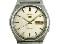 在飛比找Yahoo!奇摩拍賣優惠-[專業模型] 機械錶 [SEIKO 109041] 精工5號