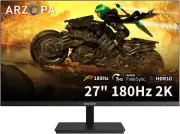 27" 180HZ Gaming Monitor -2K QHD 2560X1440 Fast IPS Computer PC Display 115% Srg