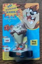Looney Tunes TAZ 3D Talking Candle - New in Pack-- Not Working