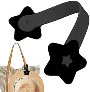 Magnetic Hat Clip | Bag Hat Keeper for Traveling Pentagram Shaped Clip | Hands Free Hat Holder for Traveling Bags Purses Backpacks and More Jmedic