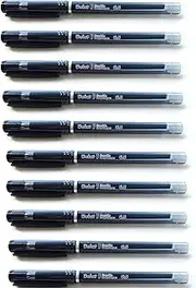 Delat Erasable Ballpoint Pen 0.5mm BLACK 10-PACK