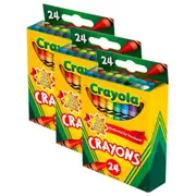 72pc Crayola Crayon Tuck Box Kids Colouring Drawing Arts/Crafts Children 3y+