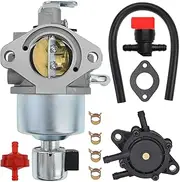 Carbman 594605 Carburetor for Briggs & Stratton 594603 591734 796110 792768 790023 594601 14-18HP Engine Carb With Fuel Pump