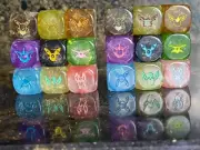 Pick 18 Pokemon Dice Inspired Art FLAREON EEVEE UMBREON ESPEON FLAREON D6 GXEXV