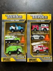 Tonka Built To Last Diecast First Responders & City Defenders 3 Pack Each New