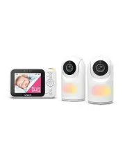[VTech] 2 Camera Pan and Tilt Video and Audio Baby Monitor in White