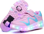 [Nsasy] Big Boys' PU Roller Skate Shoes